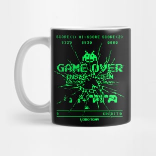 GAME OVER retro arcade game by LOBO TOMY Mug